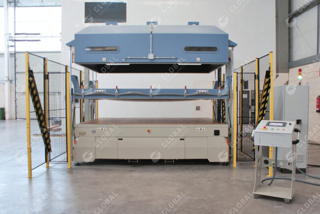 Hot vacuum press composite industry