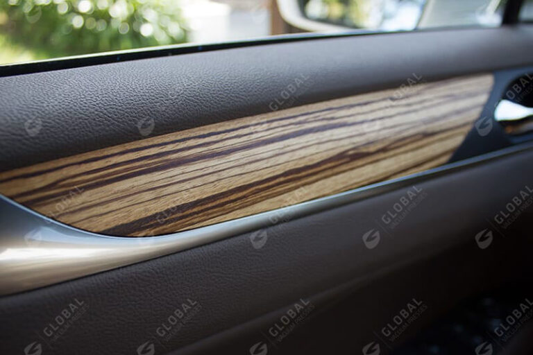 wood trim car dashboard