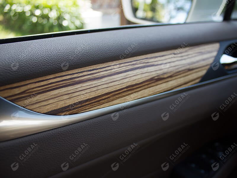 wood trim car dashboard