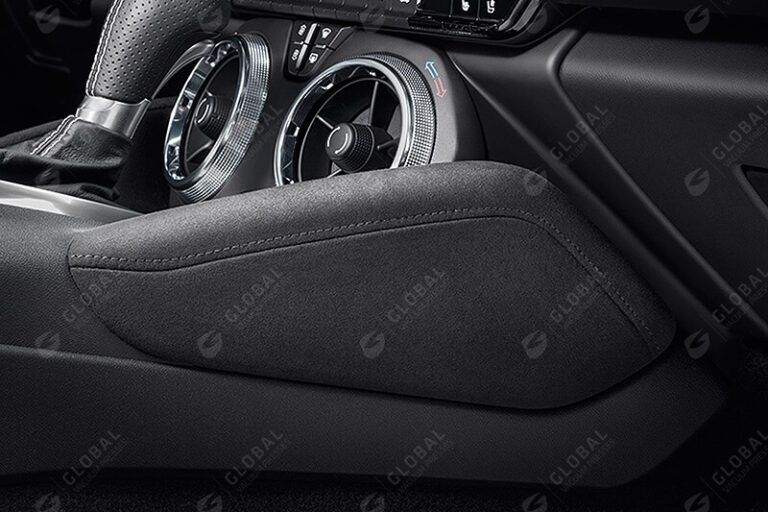 Vacuum press knee pad side covers