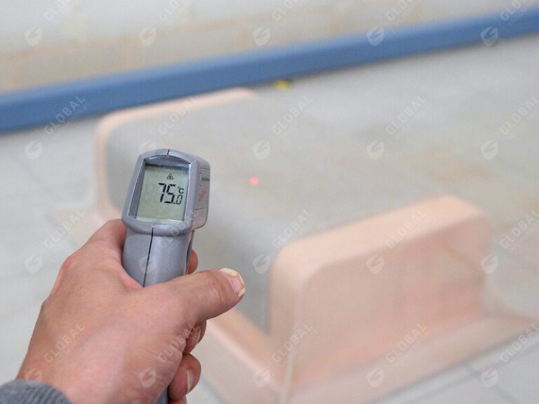 Natural wood composite thermoforming