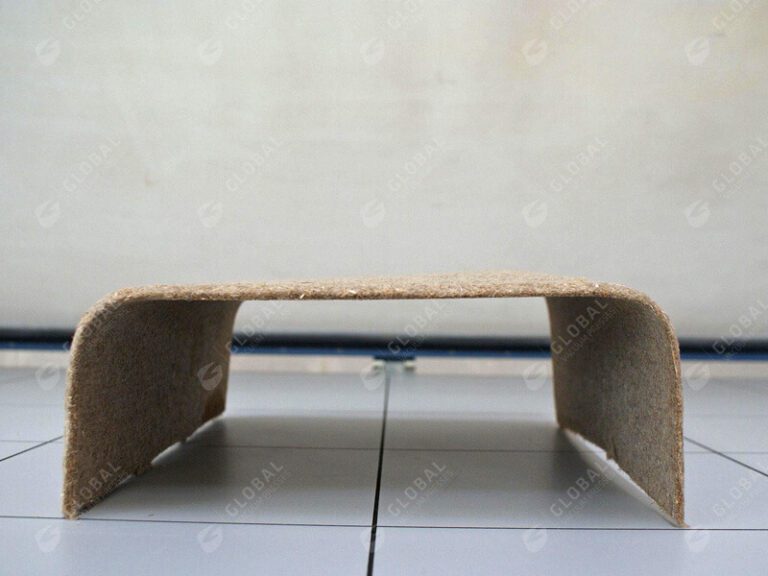 Natural wood composite thermoforming