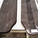 Carbon fibers skateboard
