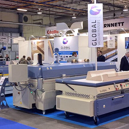 Global Duo thermoforming vacuum press