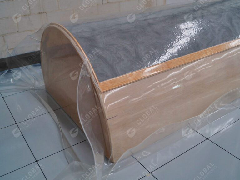 Bending laminating veneering