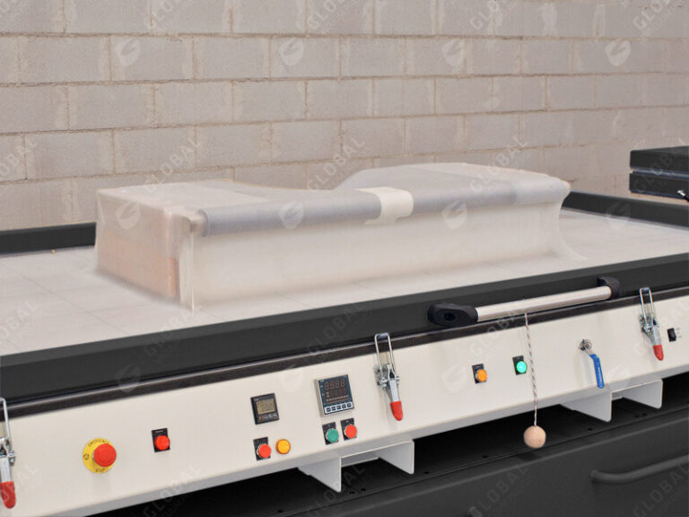 Solid Surface vacuum press